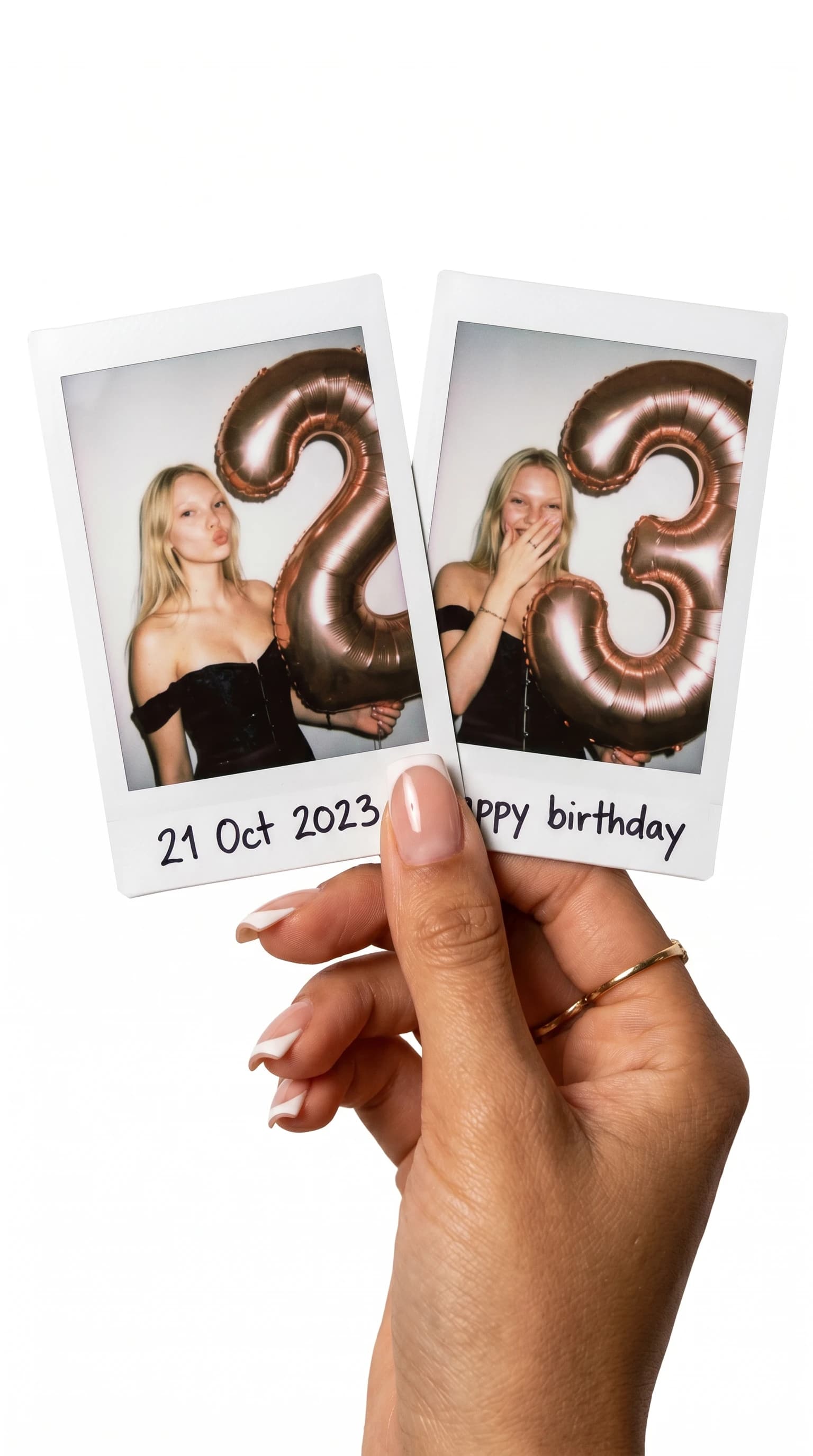 Birthday polaroids