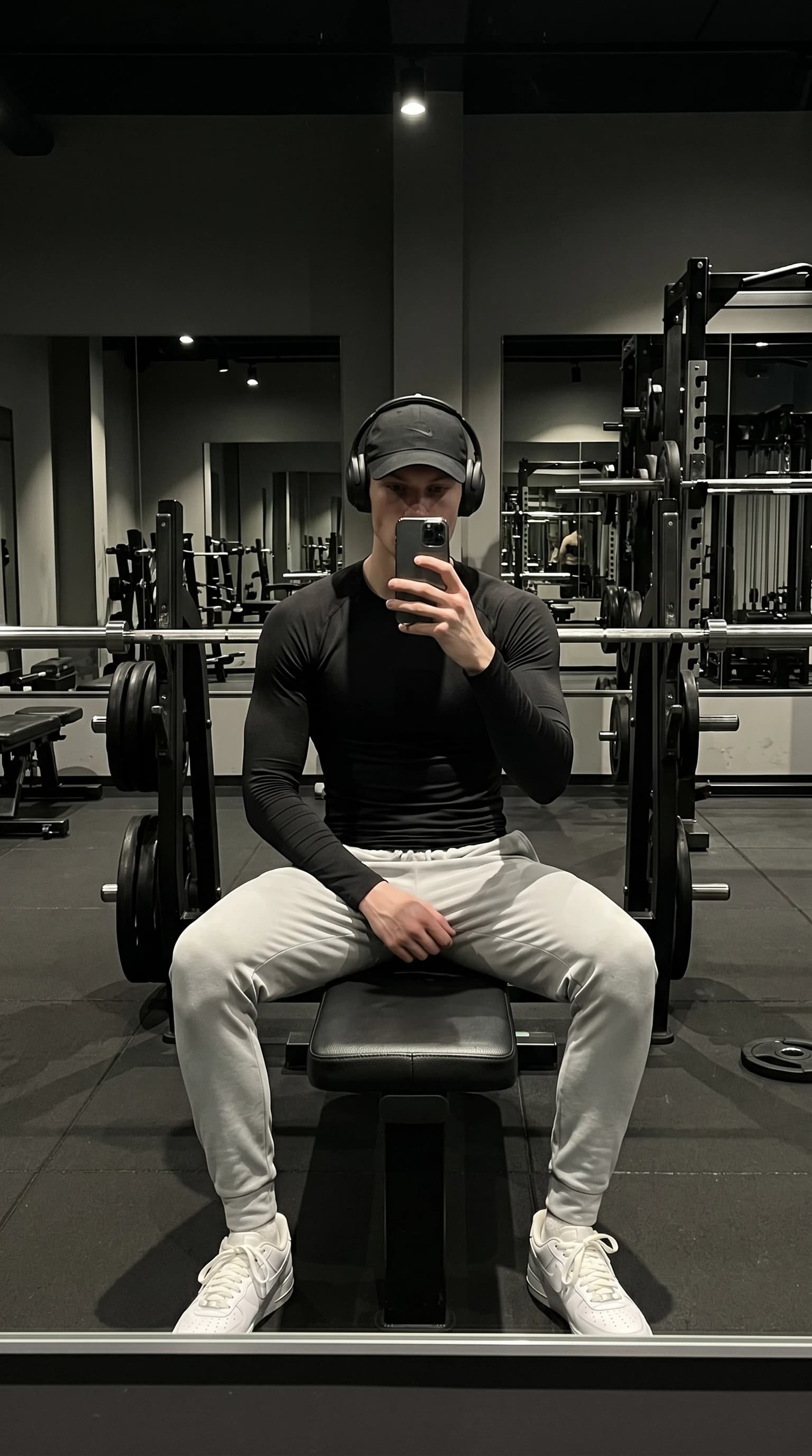Gym selfie