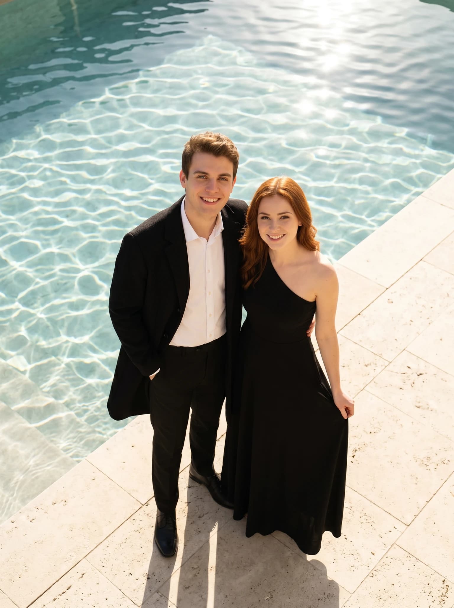 Duo at the pool