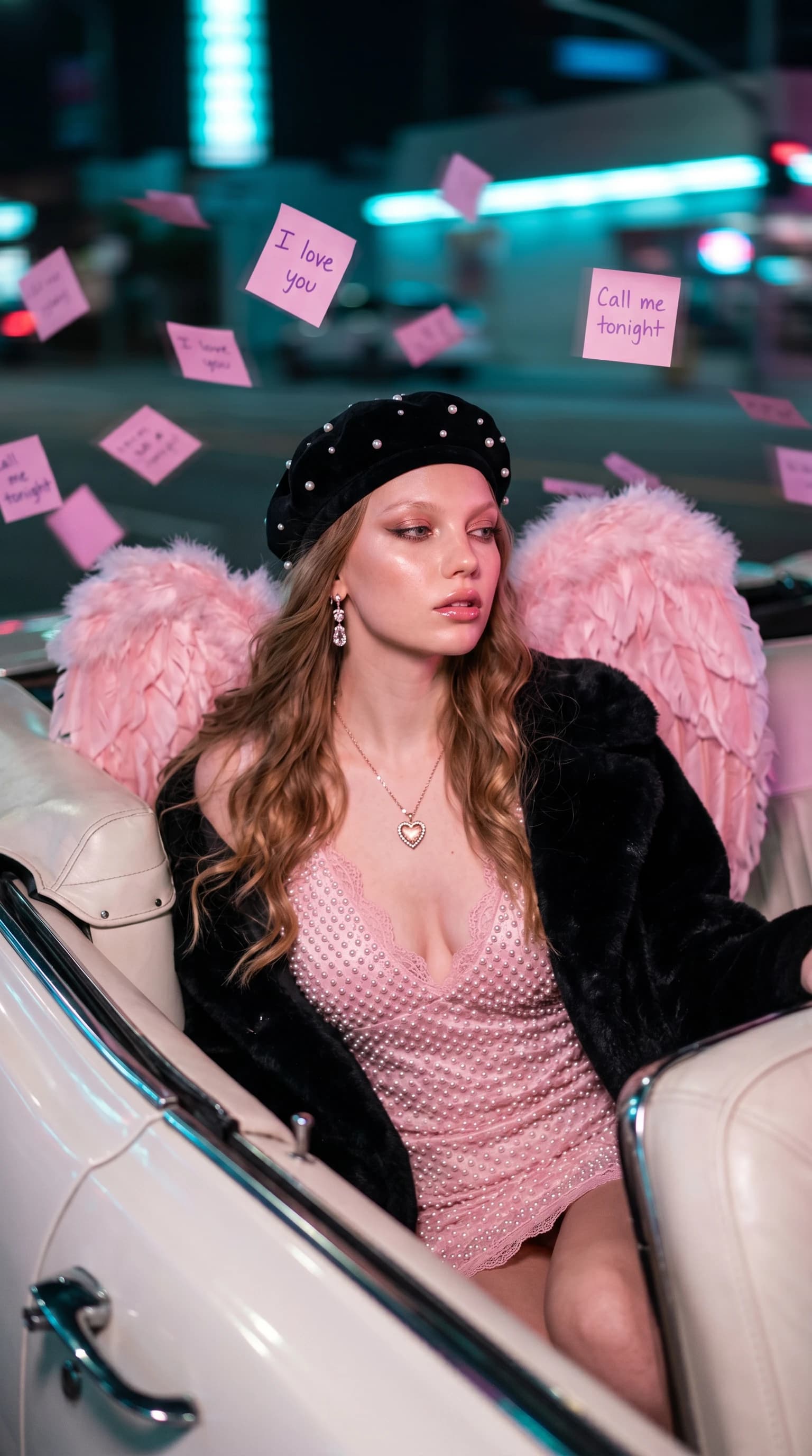 Retro glam in neon