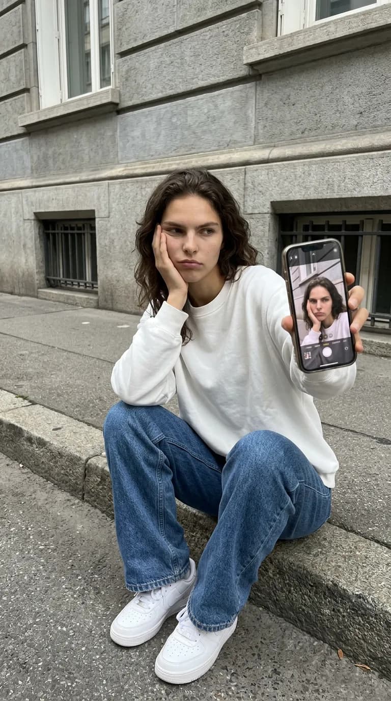 Street selfie