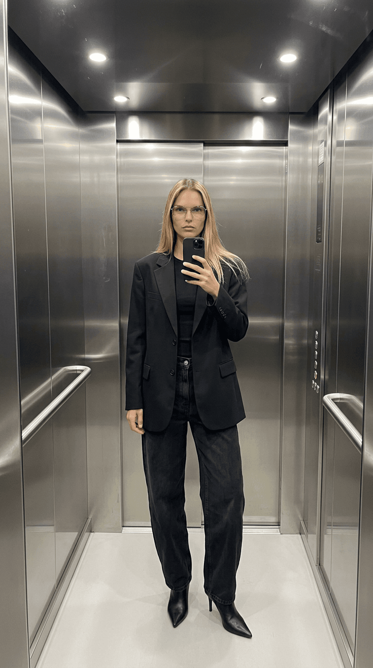 Elevator selfie
