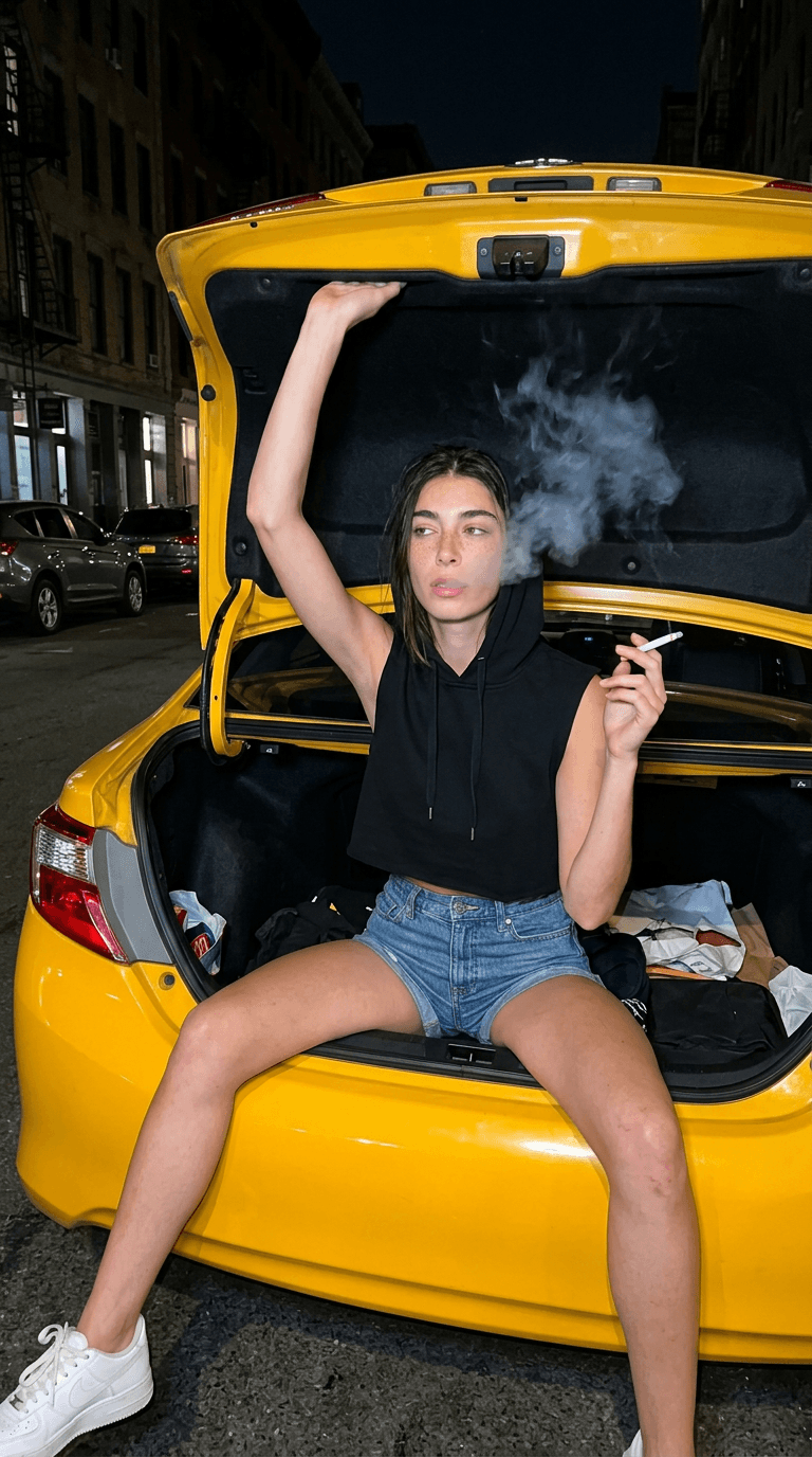 In the trunk